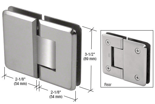 Ultimate 180 Series 180 Degree Glass-to-Glass Hinge