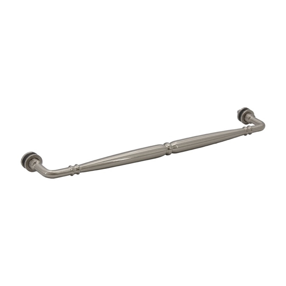 FHC Baroque Style Towel Bar Single-Sided For 1/4" To 1/2" Glass