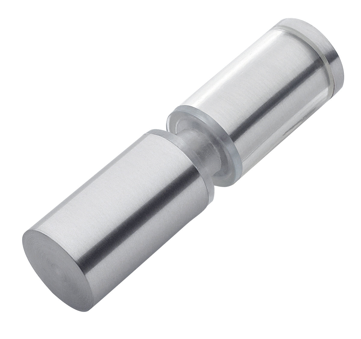 Double Sided Knob with Clear Bumper on One Side for Frameless Heavy Glass Shower Doors
